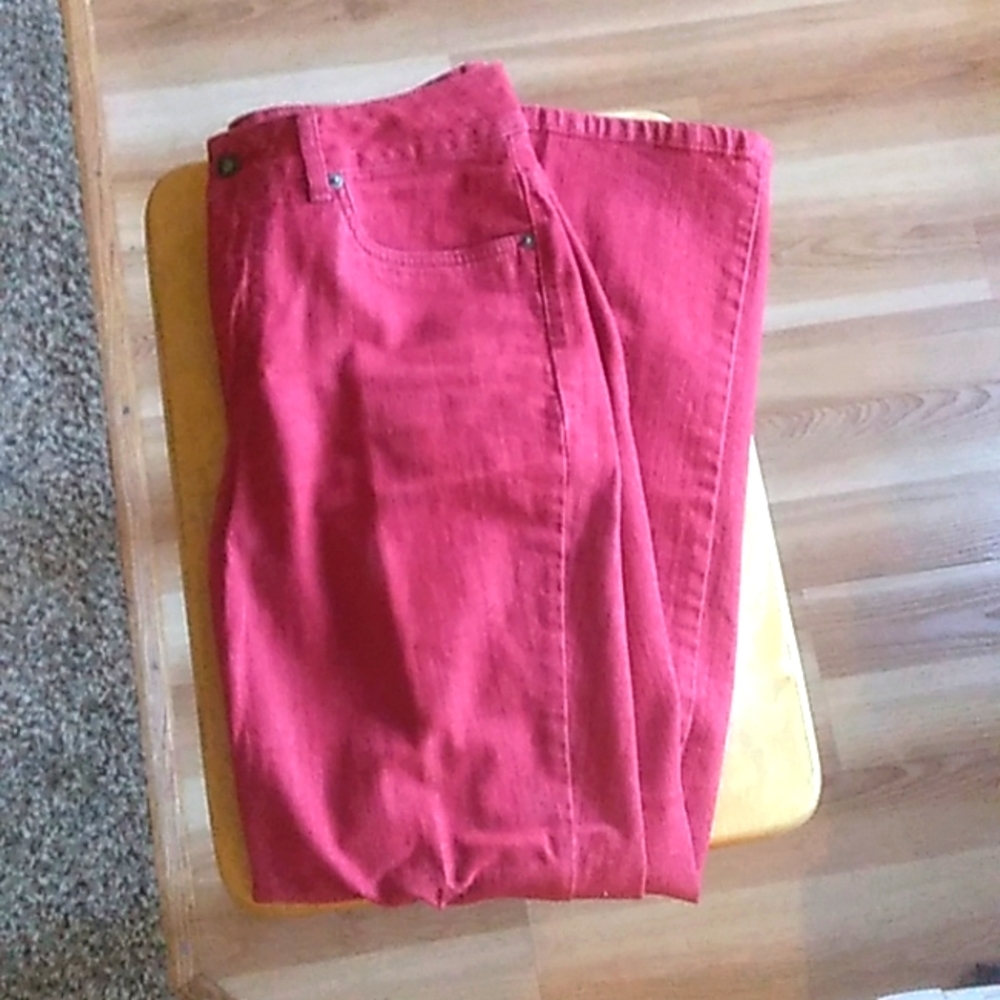*BOGO* Coldwater Creek red jeans size 8